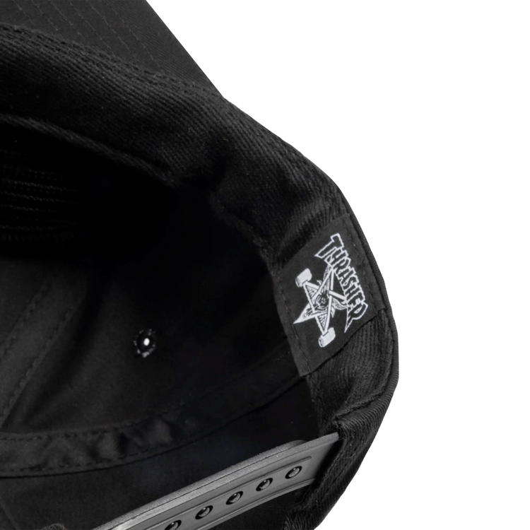 Thrasher THRASHER ROPE SNAPBACK BLACK/YELLOW