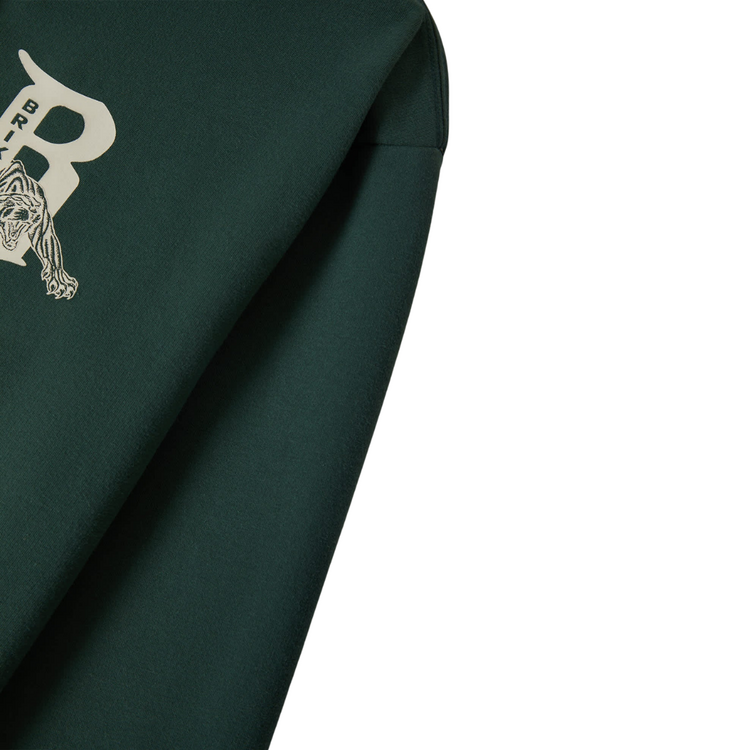 Brixton Brixton PREDATOR RELAXED HOODIE PRIMAL GREEN WORN WASH