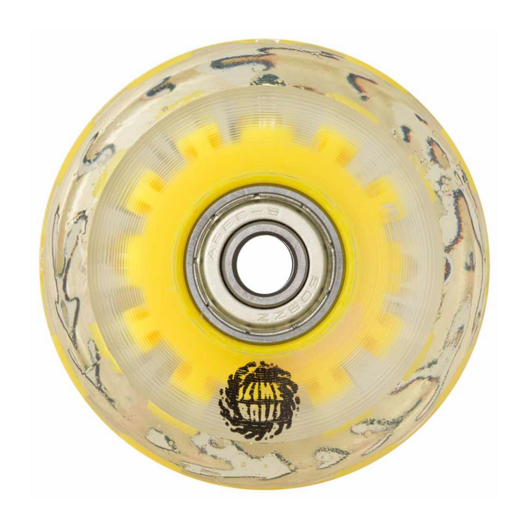 SLIME BALLS SLIME BALLS WHEELS LIGHT UPS W/RED AND YEL LED OG  SLIME 78A 60mm
