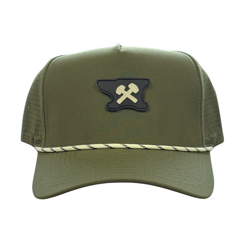 Industry INDUSTRY STEALTH TECH SNAPBACK OLIVE GREEN
