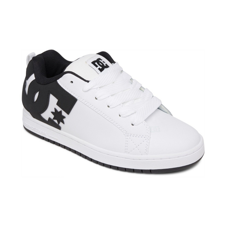 DC DC COURT GRAFFIK WHITE/BLACK/BLACK