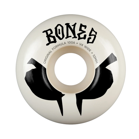 BONES BONES WHEELS - OG V4 WIDES 100A WHITE (52)