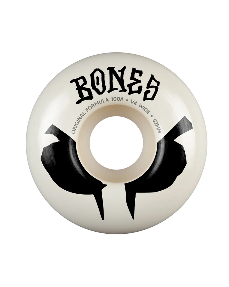 BONES BONES WHEELS - OG V4 WIDES 100A WHITE (52)