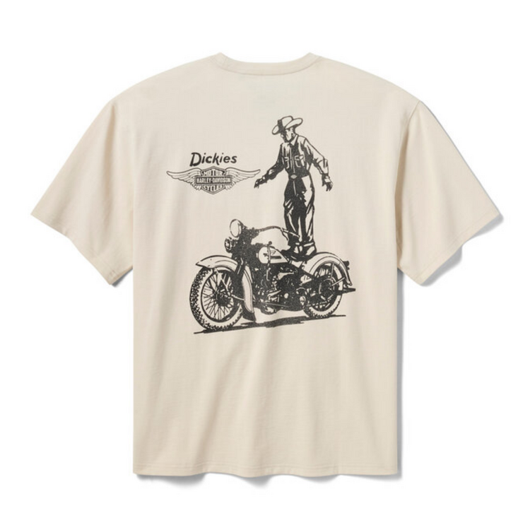 DICKIES DICKIES x HD VINTAGE WASH TEE BONE