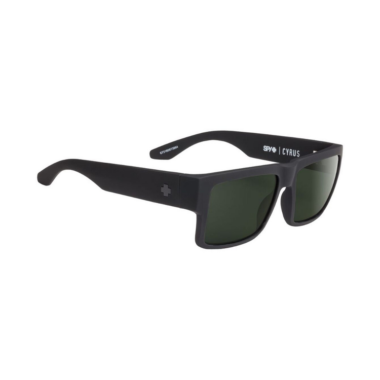 Spy SPY CYRUS Matte Black ­ Happy Gray Green