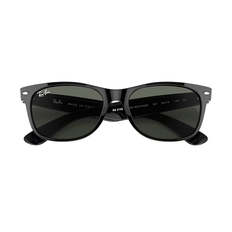 Ray-Ban Ray-Ban NEW WAYFARER BLACK W/ G-15 GREEN