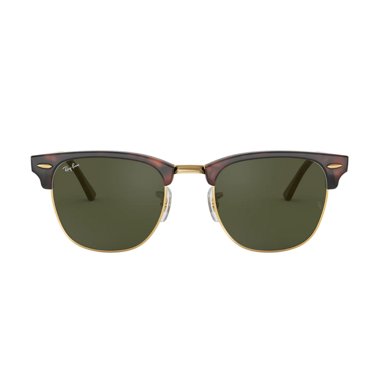 Ray-Ban Ray-Ban CLUBMASTER MOCK TORTOISE ON ARISTA W/ G-15 GREEN