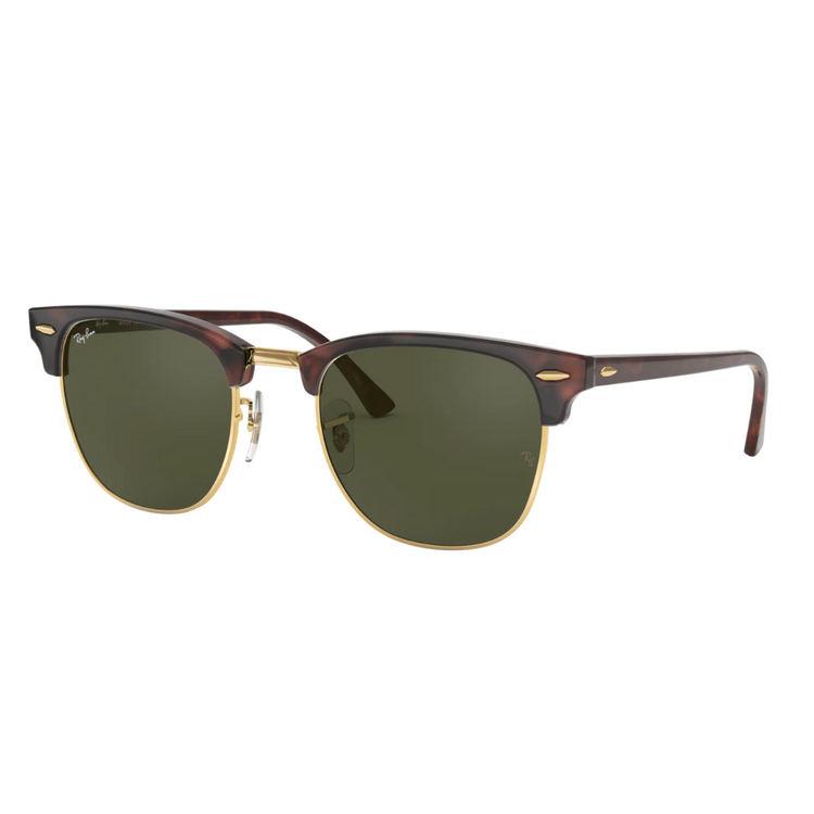 Ray-Ban Ray-Ban CLUBMASTER MOCK TORTOISE ON ARISTA W/ G-15 GREEN