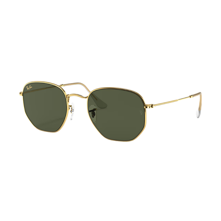 Ray-Ban Ray-Ban HEXAGONAL LEGAND GOLD W/G-15 GREEN