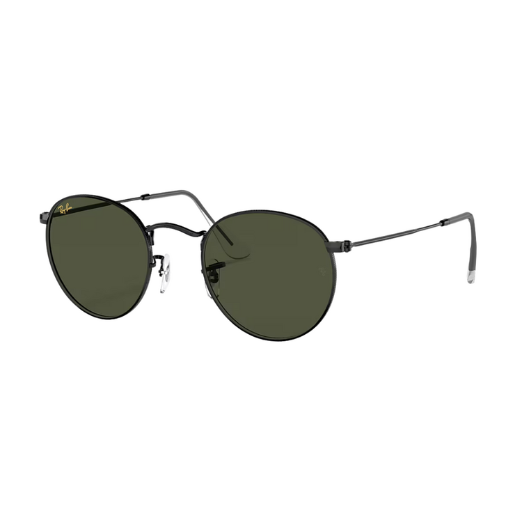 Ray-Ban Ray- Ban ROUND METAL BLACK W/ G-15 GREEN