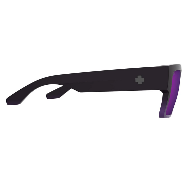 Spy SPY CYRUS Soft Matte Purple Fade Happy Gray Green with Dark Purple Mirror