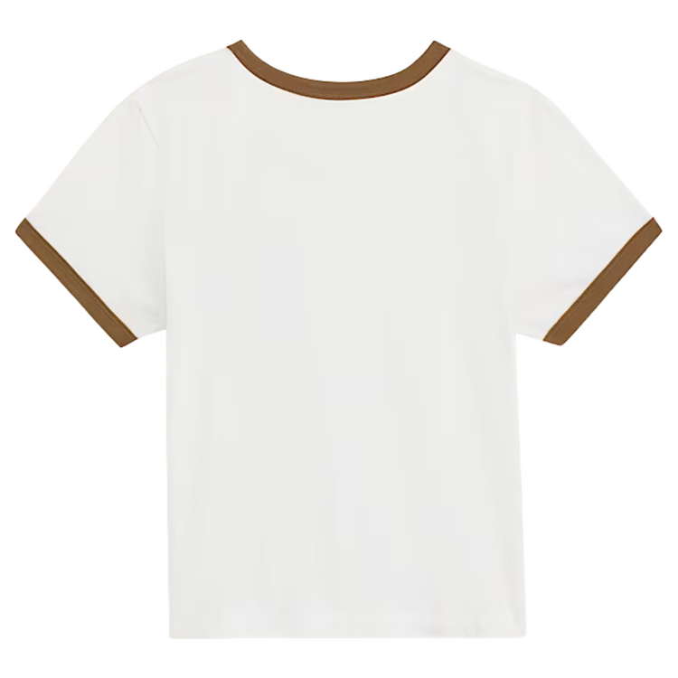 Vans Vans W LEFTY SCRIPT RINGER SS TEE MARSHMALLOW