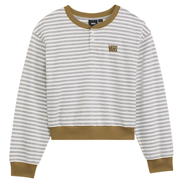 Vans Vans W MOLLY HENLEY PULLOVER MARSHMALLOW-CEMENT HEATHER