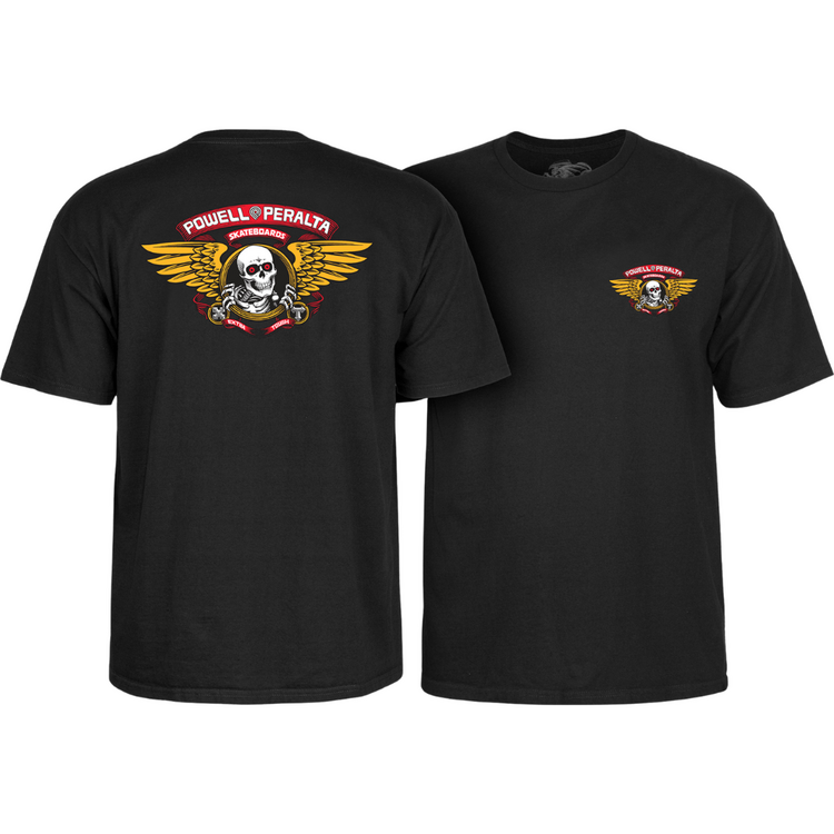 Powell Peralta POWELL PERALTA WINGED RIPPER S/S T-SHIRT BLACK