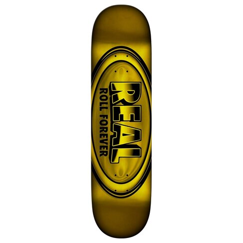 Real REAL DBX TEAM- OVAL YELLOW FOIL DECK-8.38
