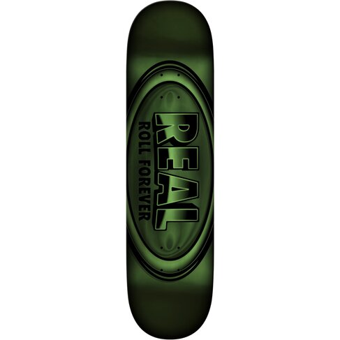 Real REAL DBX TEAM-OVAL GREEN FOIL DECK-8.5
