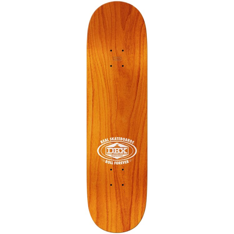 Real REAL DBX TEAM-OVAL GREEN FOIL DECK-8.5