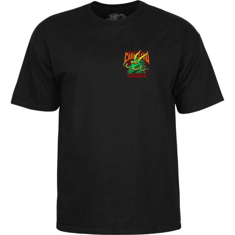 Powell Peralta POWELL PERALTA CABALLERO STREET DRAGON TEE BLACK