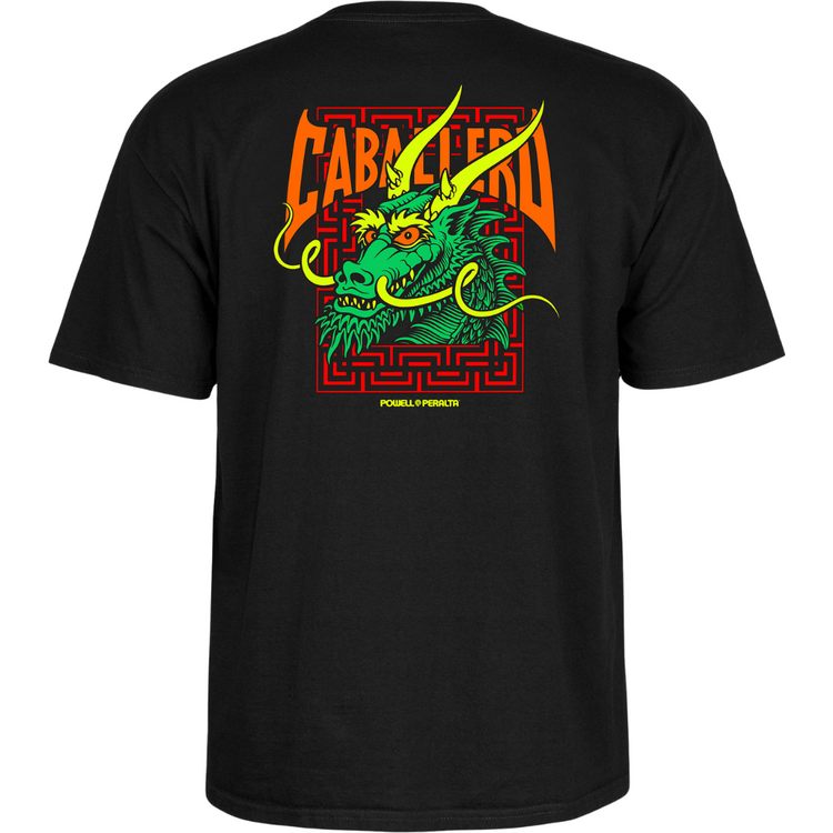 Powell Peralta POWELL PERALTA CABALLERO STREET DRAGON TEE BLACK