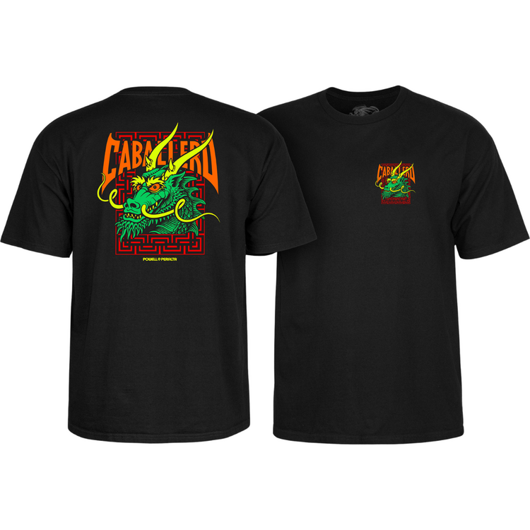 Powell Peralta POWELL PERALTA CABALLERO STREET DRAGON TEE BLACK