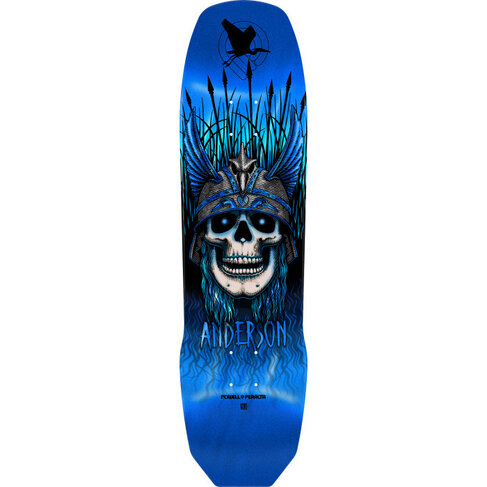 Powell Peralta POWELL PERALTA ANDERSON HERON '04 DECK BLUE FOIL 8.45