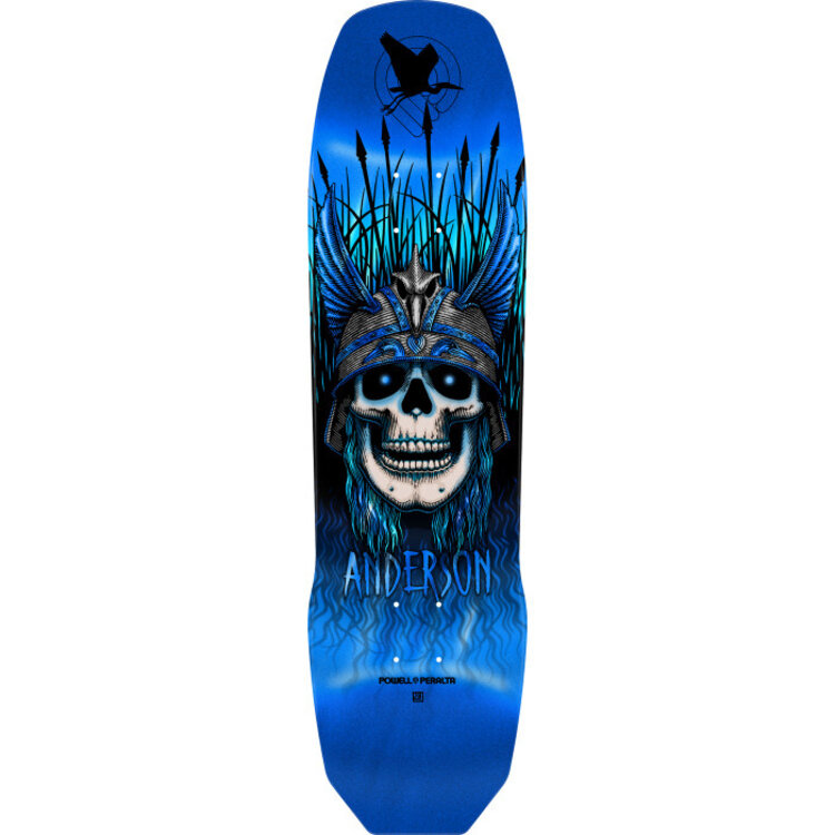 Powell Peralta POWELL PERALTA ANDERSON HERON '04 DECK BLUE FOIL 8.45