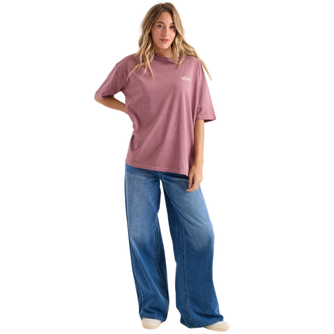 Volcom Volcom OFF THE GRID BAD BOY TEE STONE ROSE