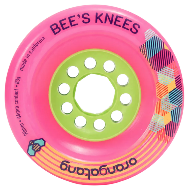 Orangatang ORANGATANG WHEELS BEES KNEES PINK 83A 90MM