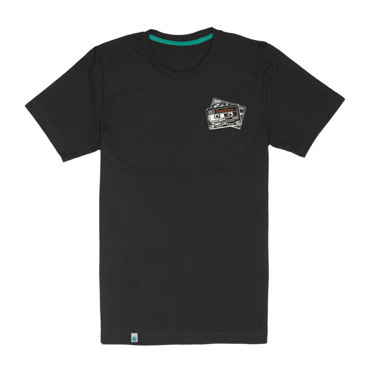 SENDERO Sendero CASSETTE TAPE T-SHIRT BLACK