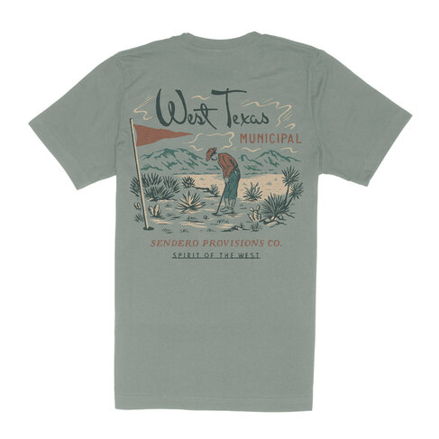 SENDERO Sendero WEST TEXAS MUNICIPAL T-SHIRT LAGUNA