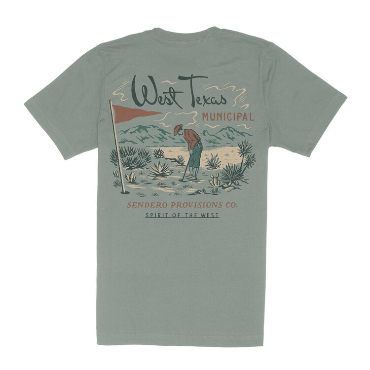 SENDERO Sendero WEST TEXAS MUNICIPAL T-SHIRT LAGUNA
