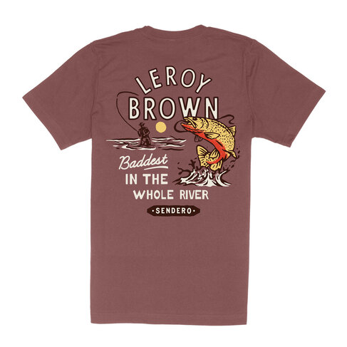 SENDERO Sendero LEROY BROWN T-SHIRT WARM RED