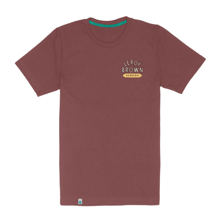 SENDERO Sendero LEROY BROWN T-SHIRT WARM RED