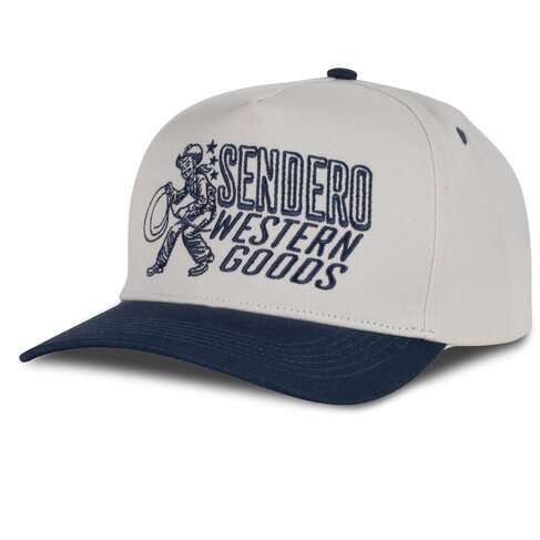 SENDERO Sendero WESTERN GOODS HAT WHITE/NAVY