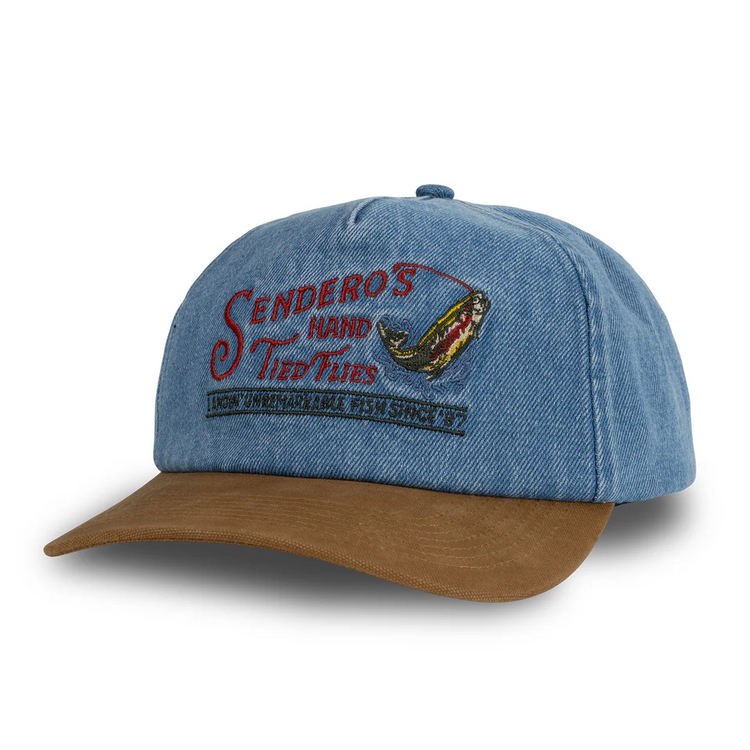SENDERO Sendero HAND TIED FLIES HAT WASHED DENIM