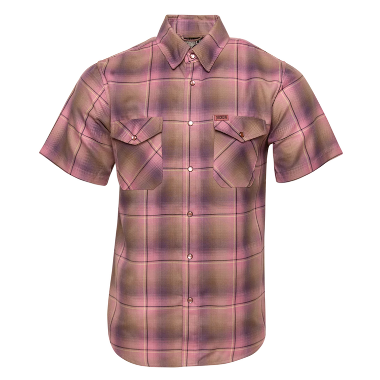 DIXXON DIXXON DESERT ROSE SHORTIE FLANNEL