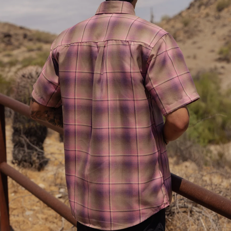 DIXXON DIXXON DESERT ROSE SHORTIE FLANNEL