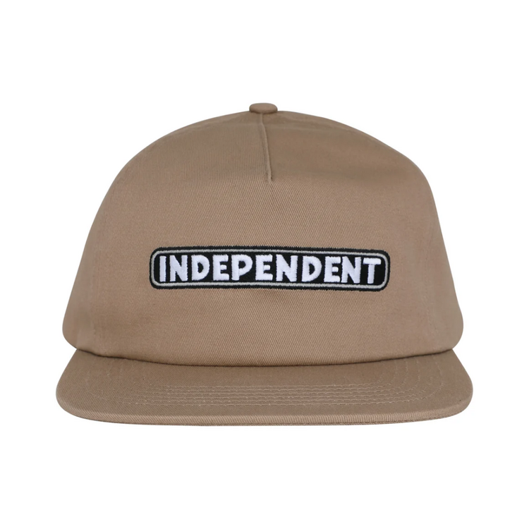 Independent INDEPENDENT SNAPBACK BAR LOGO KHA