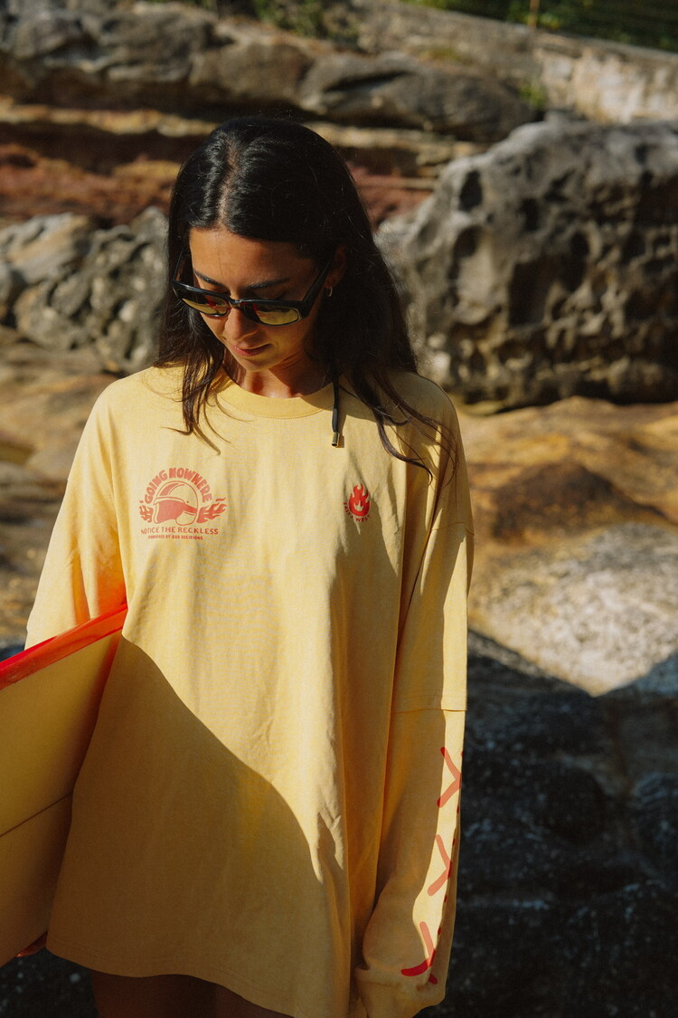 NOTICE THE RECKLESS NOTICE THE RECKLESS Going Nowhere Layered  Long Sleeve