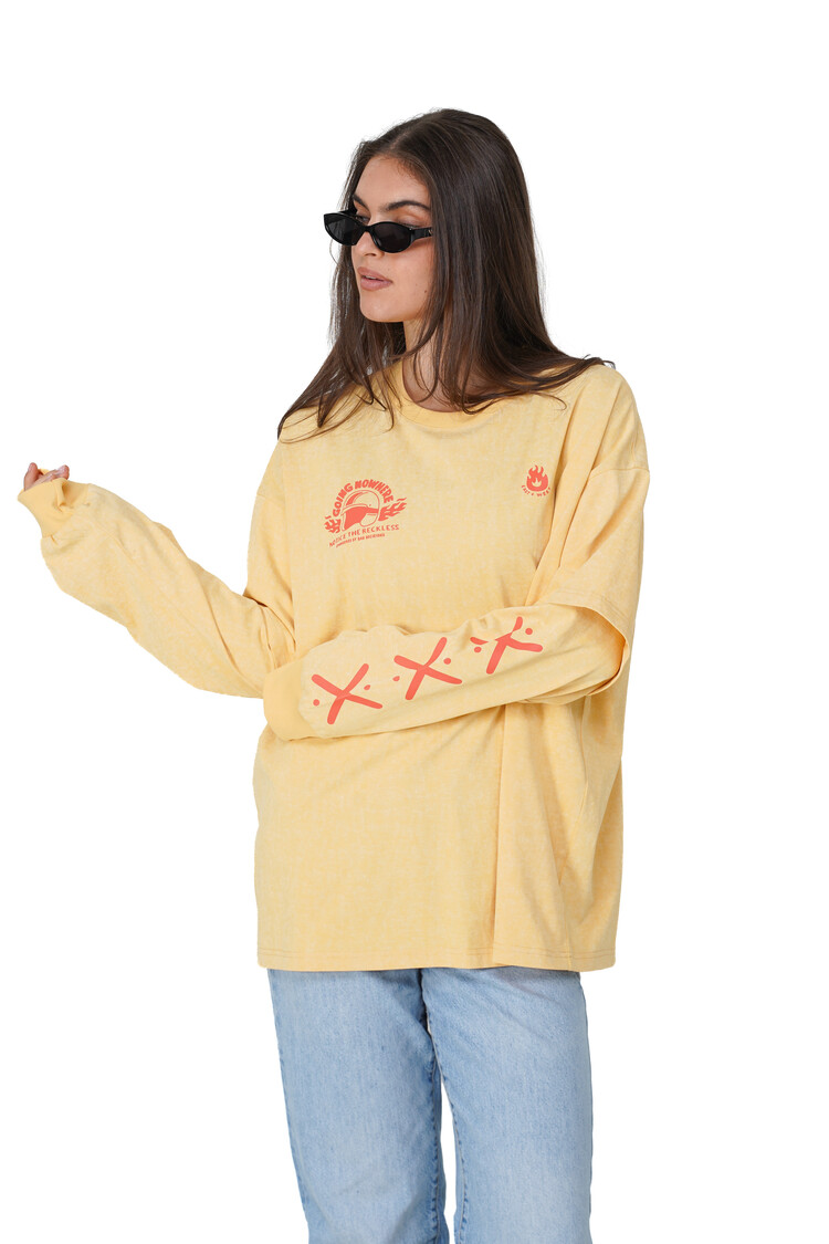 NOTICE THE RECKLESS NOTICE THE RECKLESS Going Nowhere Layered  Long Sleeve