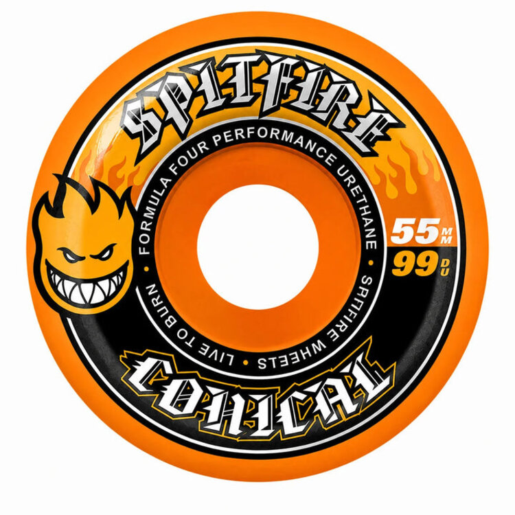SPITFIRE F4 TEAM CONICAL ORANGE 99D 55MM