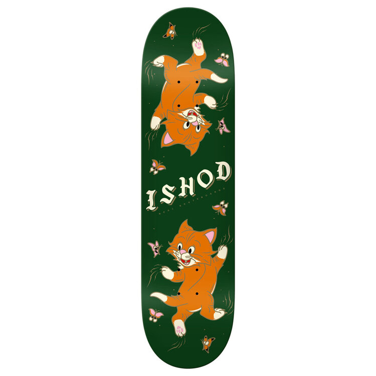 Real REAL ISHOD KITTEN SCRATCH TWIN GRN DECK SLICK 8.3