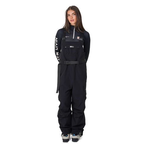 NOTICE THE RECKLESS Notice the Reckless - The Reckless 3-Layer Outer Shell Bib Black