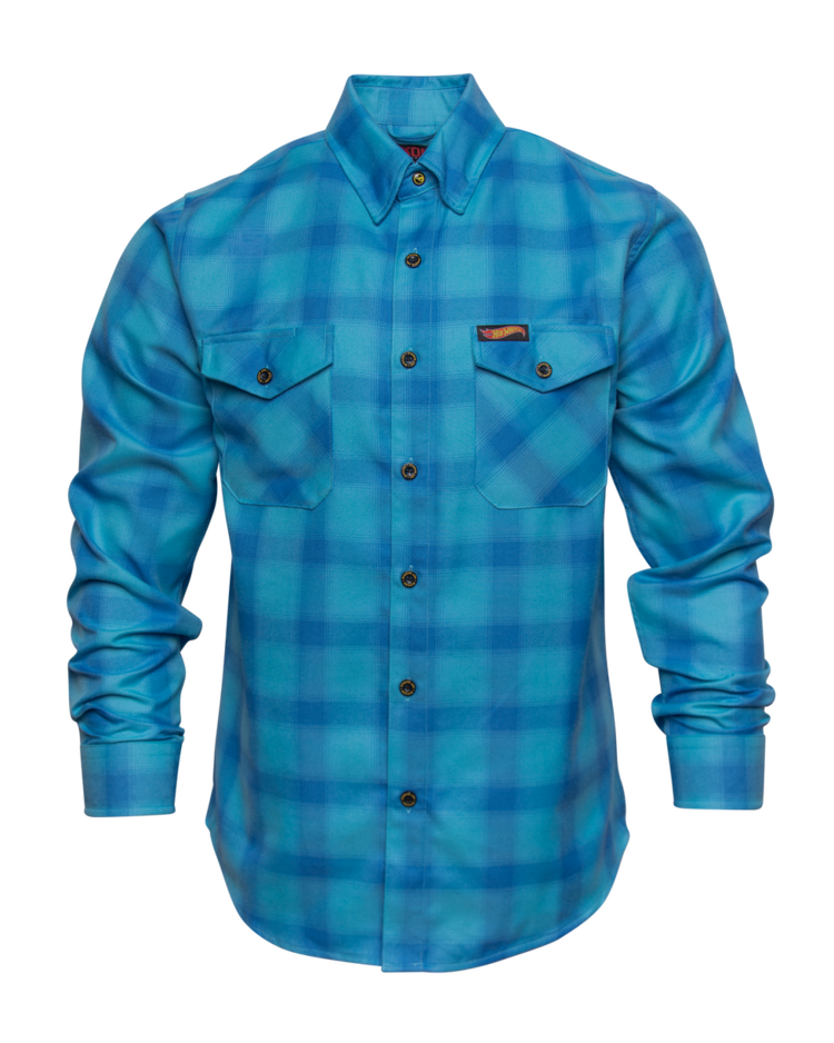 DIXXON DIXXON HOT WHEELS LEGENDS FLANNEL - BLUE