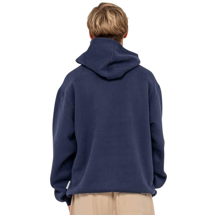 RUSTY RUSTY FLIP DADDY 2.0 HOODED FLEECE NAVY BLUE