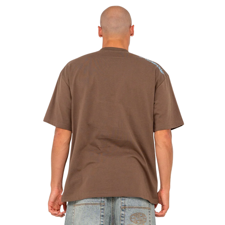 RUSTY RUSTY DOUBLE OR NOTHIN SHORT SLEEVE TEE - PINECONE