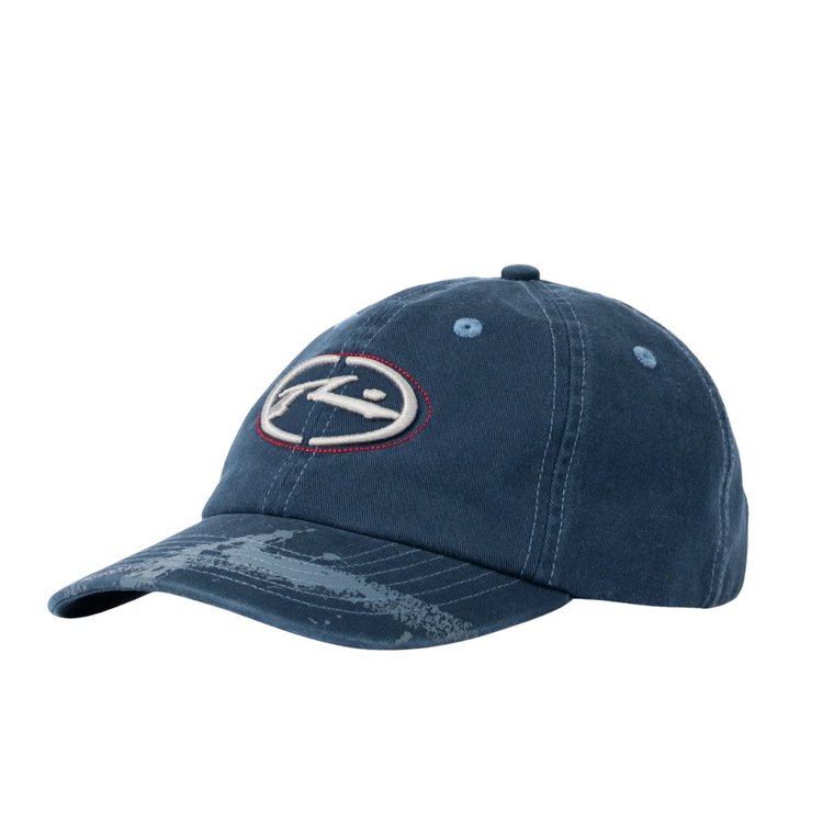 RUSTY RUSTY MORNING GLORY 6 PANEL CAP - NAVY/RED
