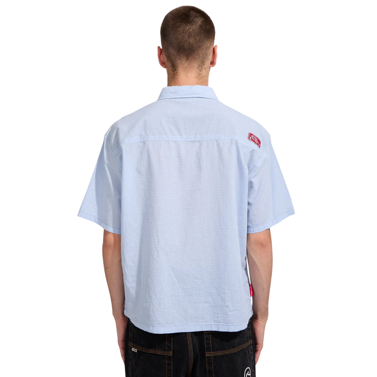 RUSTY RUSTY CRISIS SHORT SLEEVE SHIRT - SKY BLUE