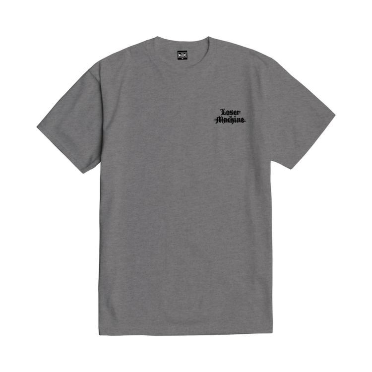 LOSER MACHINE Loser Machine Blind Justice Tee Heather Grey