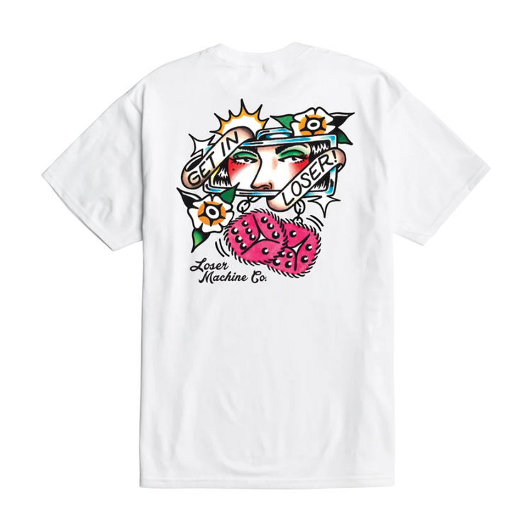 LOSER MACHINE Loser Machine Wild Ride Tee White